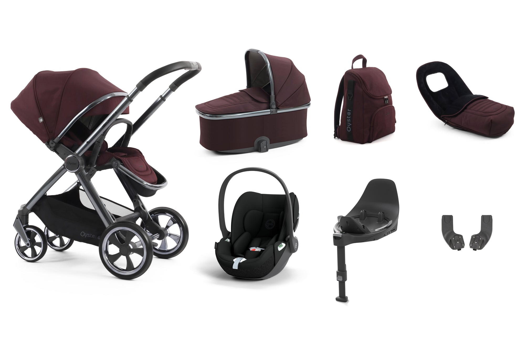 BabyStyle Oyster 4 Luxury 7 Piece Bundle - Mulberry image 6