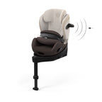 CYBEX Anoris Si i-size car seat with ISOfix base - Amber Brown STYLE