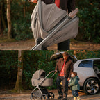Silver Cross Cove 2 Ultimate Car Seat bundle in Champagne