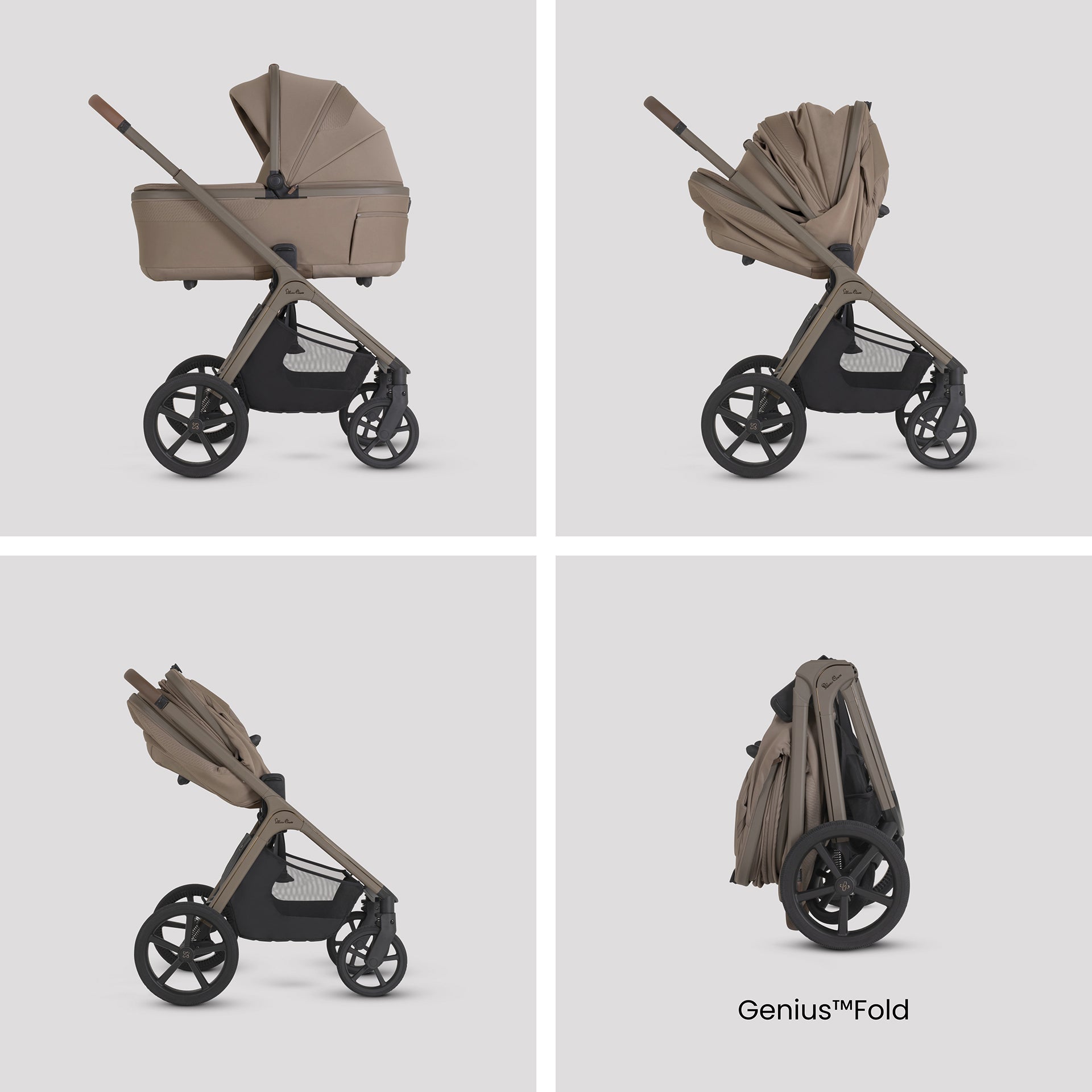Silver Cross Cove 2 Ultimate Car Seat bundle in Champagne