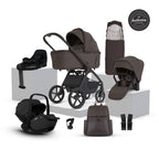 Silver Cross Cove 2 Ultimate Car Seat bundle in Chocolate