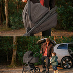 Silver Cross Cove 2 Ultimate Car Seat bundle in Chocolate