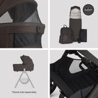 Silver Cross Cove 2 Ultimate 360 Family bundle in Chocolate