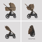Silver Cross Cove 2 Ultimate Car Seat bundle in Maple