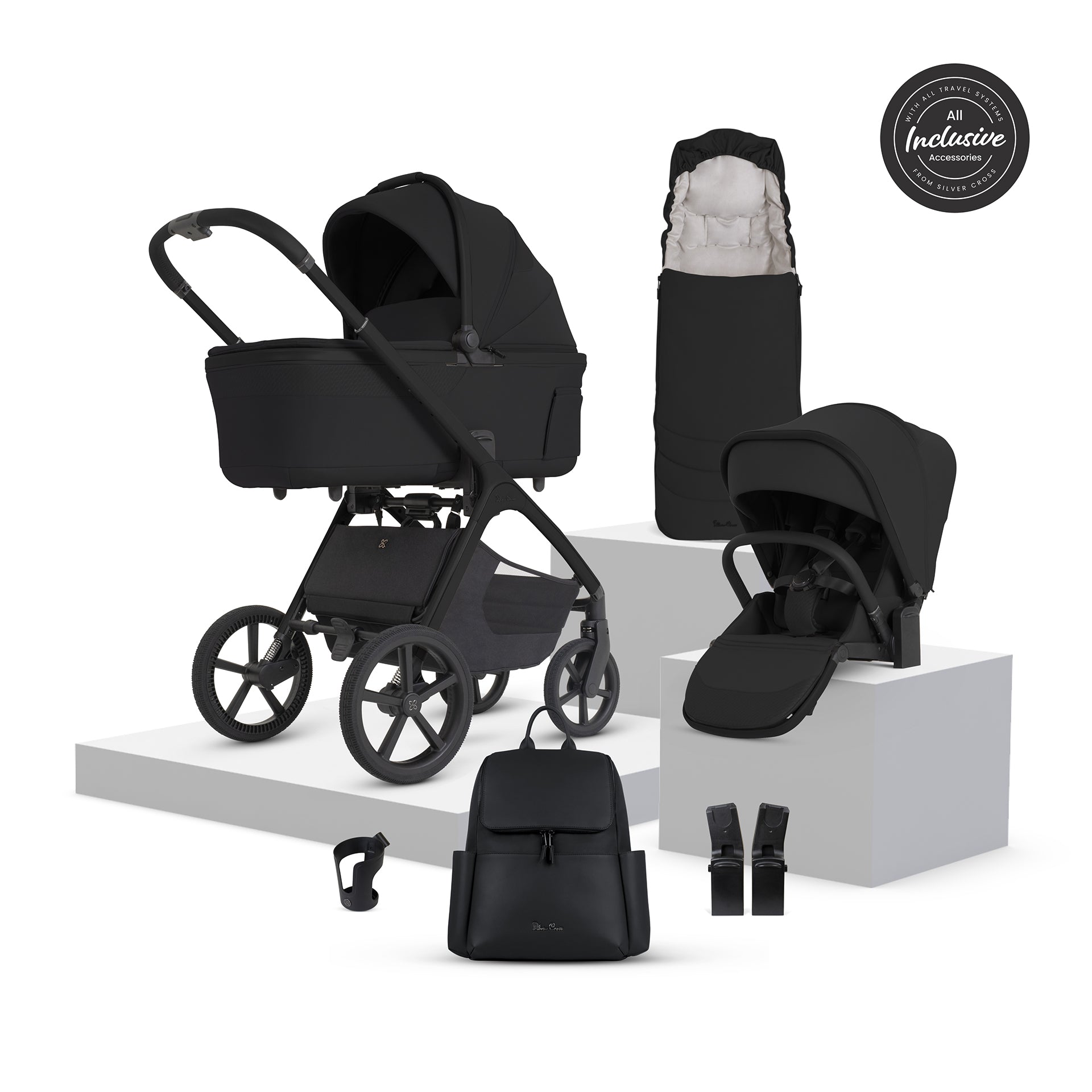 Silver Cross Cove 2 Accessory Bundle in Onyx