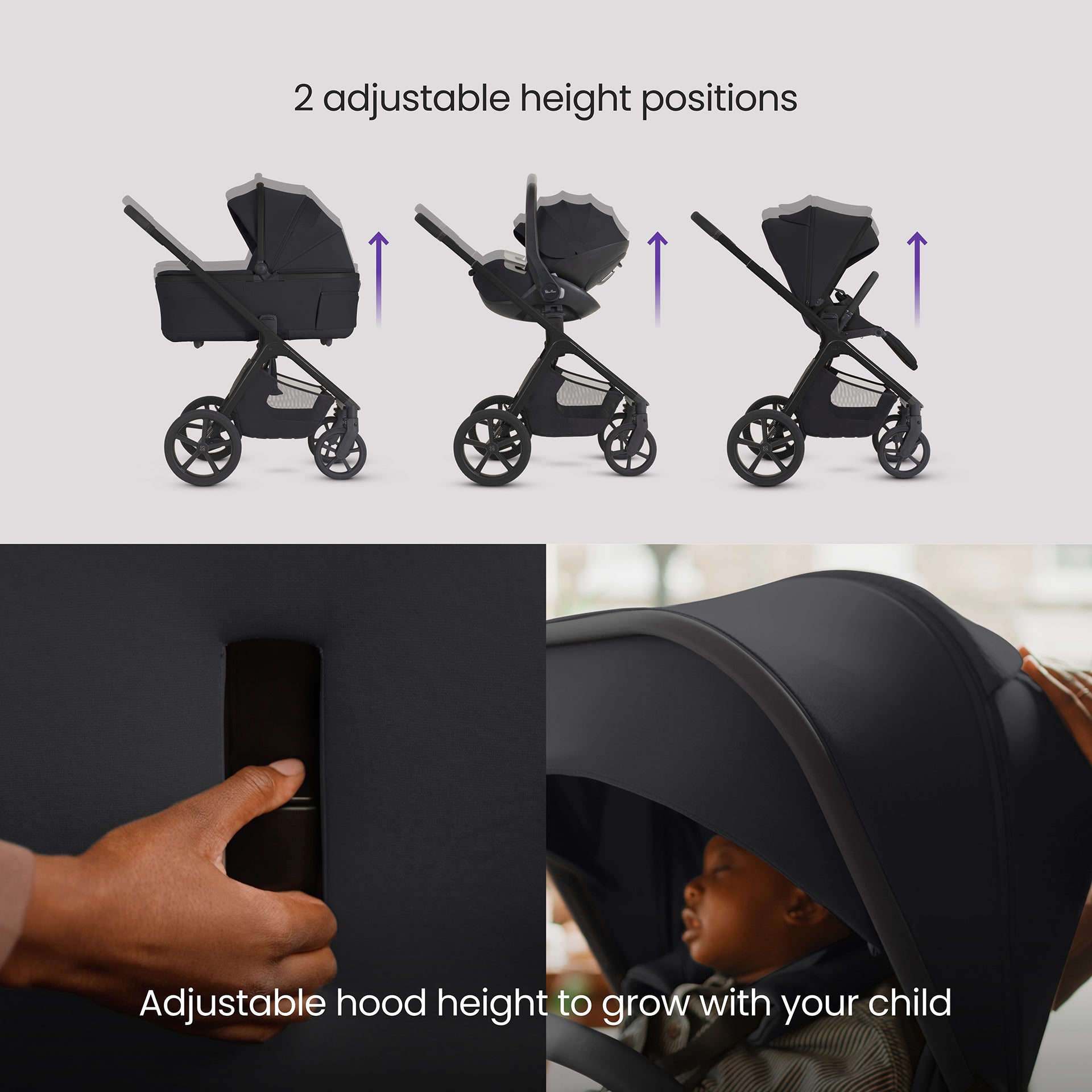 Silver Cross Cove 2 Ultimate 360 Family bundle in Onyx