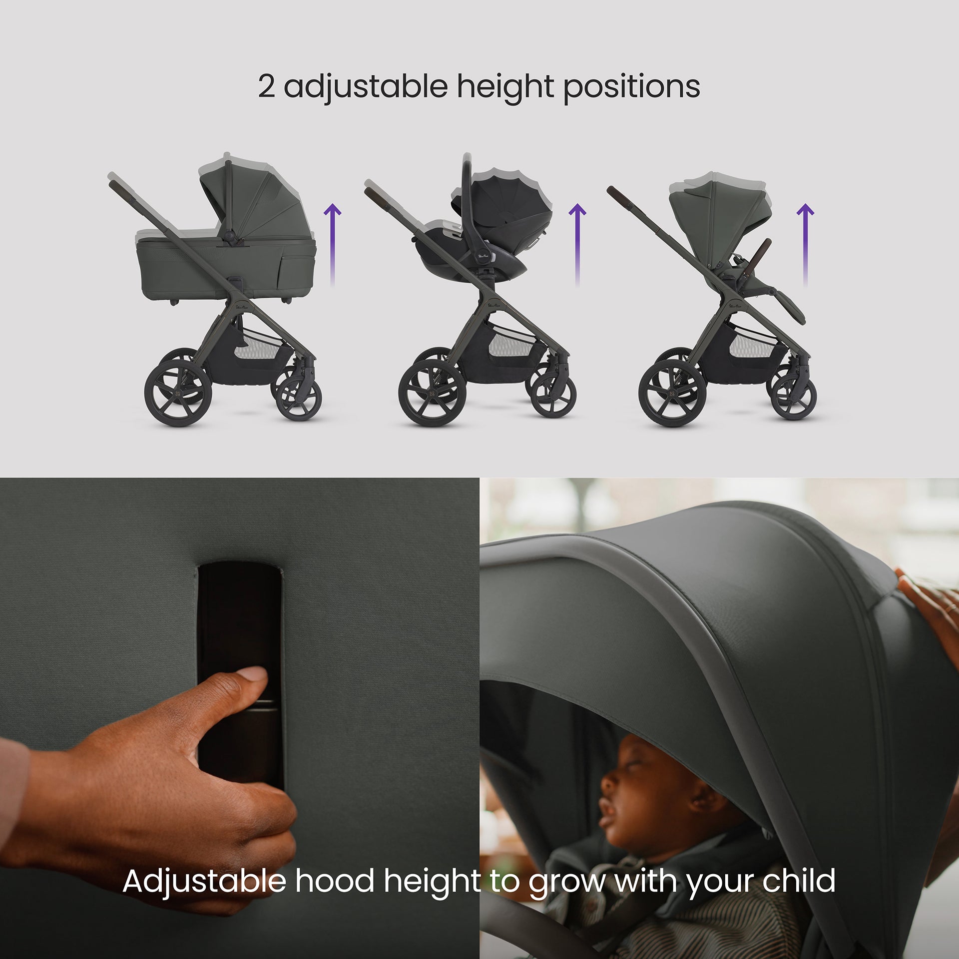 Silver Cross Cove 2 Ultimate Car Seat bundle in Pewter