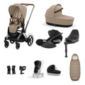 Cybex ePriam with Cloud T i-Size Travel System Bundle – Cosy Beige