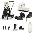 Cybex ePriam with Cloud T i-Size Travel System Bundle – Off White