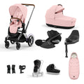 Cybex ePriam with Cloud T i-Size Travel System Bundle –  Peach Pink