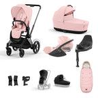 Cybex ePriam with Cloud T i-Size Travel System Bundle –  Peach Pink