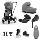 Cybex ePriam with Cloud T i-Size Travel System Bundle – Mirage Grey