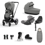 Cybex ePriam with Cloud T i-Size Travel System Bundle – Mirage Grey