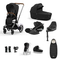 Cybex ePriam with Cloud T i-Size Travel System Bundle – Sepia Black