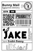 Personalised Easter Labels
