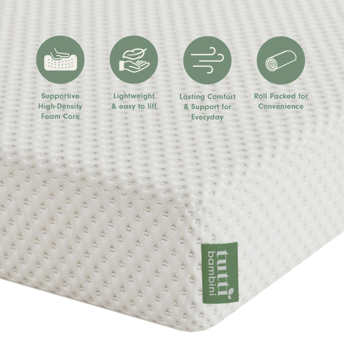 Tutti Bambini Eco Foam Deluxe Junior Mattress (90 x 200 cm)