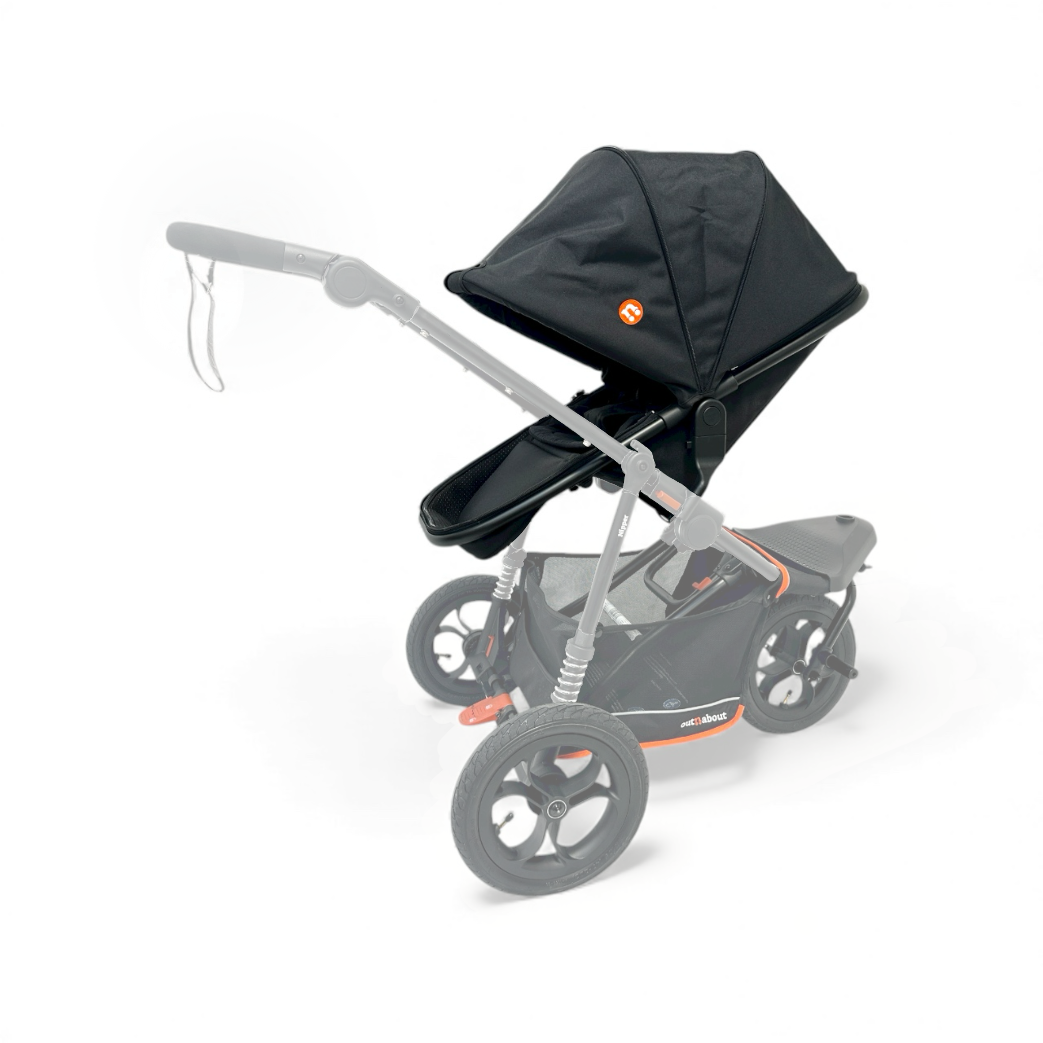 Out n About Switch 2 in 1 carrycot & parent facing seat