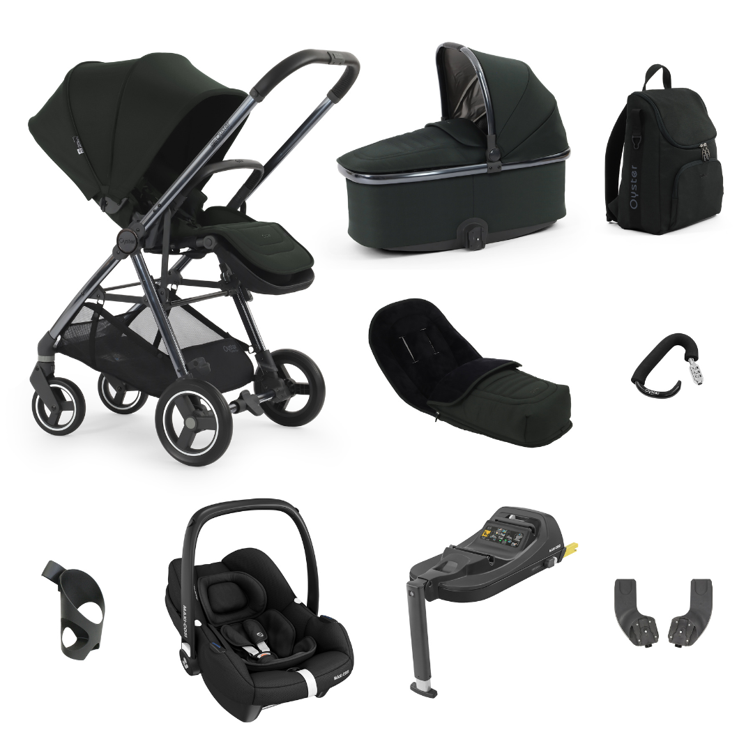 Babystyle Oyster Gravity+ 9 piece Maxi-Cosi Cabriofix Bundle