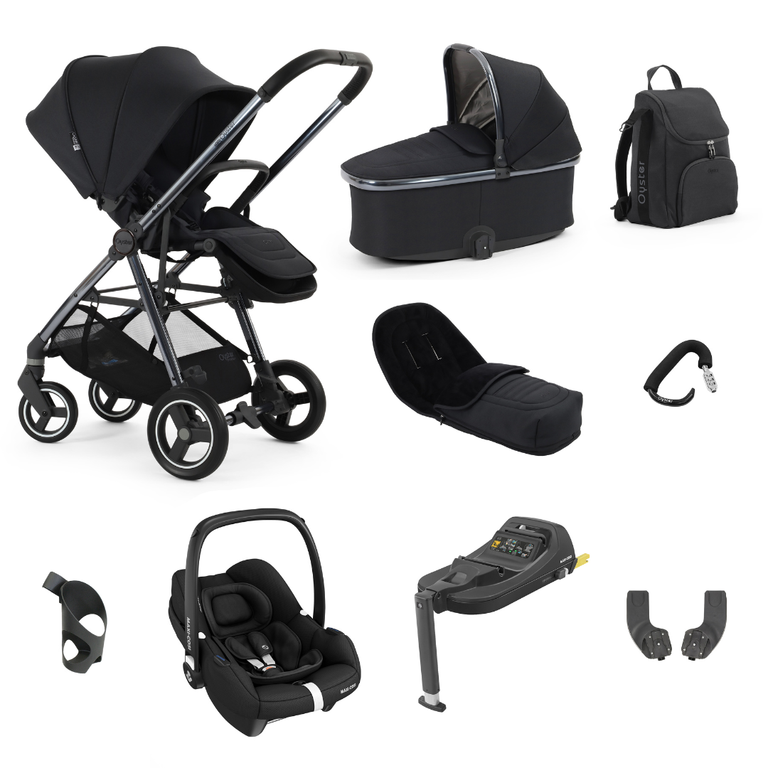 Babystyle Oyster Gravity+ 9 piece Maxi-Cosi Cabriofix Bundle