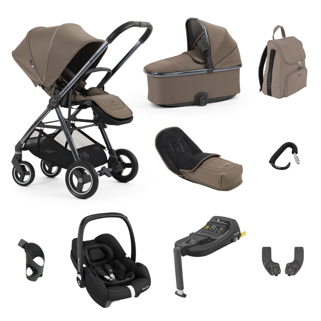 Babystyle Oyster Gravity+ 9 piece Maxi-Cosi Cabriofix Bundle