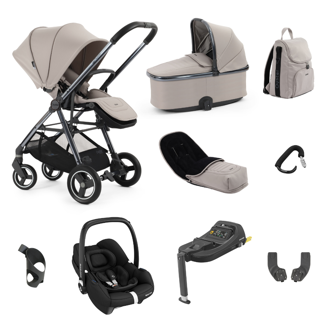 Babystyle Oyster Gravity+ 9 piece Maxi-Cosi Cabriofix Bundle