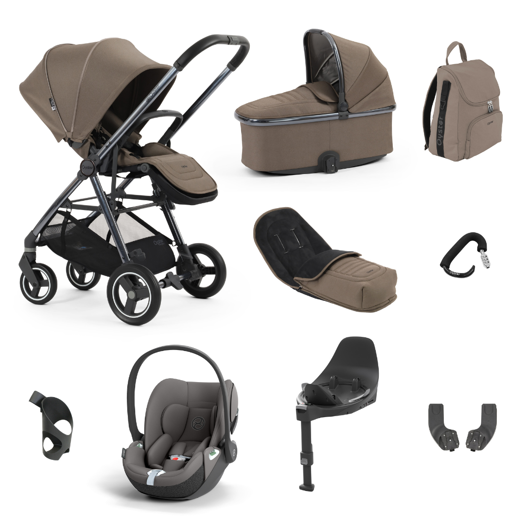Babystyle Oyster Gravity+ 9 piece Cybex Cloud T Bundle