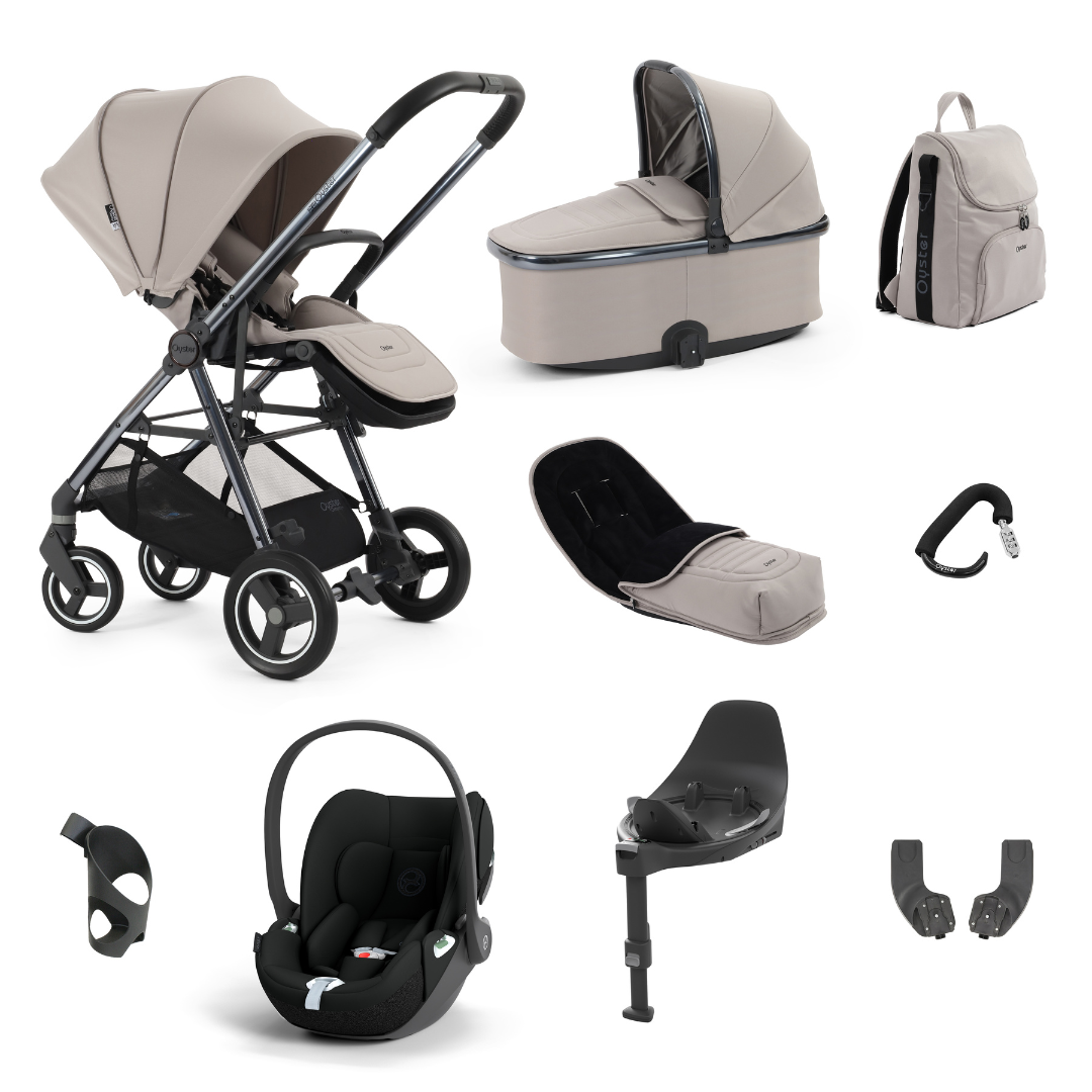 Babystyle Oyster Gravity+ 9 piece Cybex Cloud T Bundle