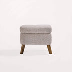 Tutti Bambini Harper Wingback Rocking Chair & Footstool - Cloud Grey