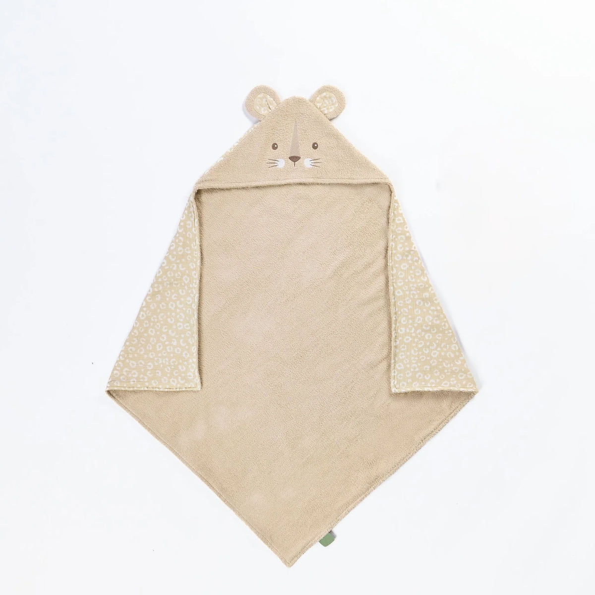 Tutti Bambini Hooded Towel - Larry Leopard