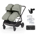 Ickle Bubba Altair Double Stroller - Laurel Green