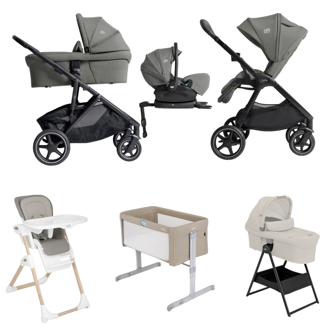 Joie Finiti Flex from Birth Bundle - Evergreen