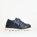 Prenta Comet Navy Leather Kids Shoes