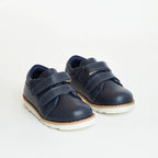 Prenta Comet Navy Leather Kids Shoes