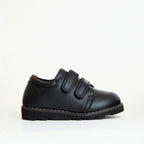Prenta Comet Black Leather Kids Shoes