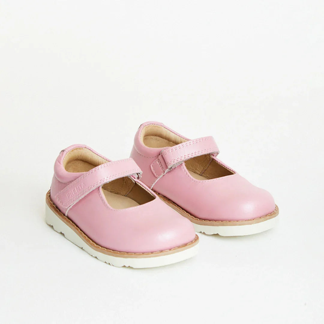 Prenta Aurora Pink Metallic Leather Kids Shoes