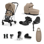 Cybex Mios with Cybex Cloud T i-size Travel System Bundle - Cozy Beige