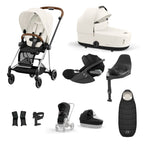 Cybex Mios with Cybex Cloud T i-size Travel System Bundle - Off White
