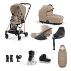 Cybex Mios with Cybex Cloud T i-size Travel System Bundle - Cozy Beige