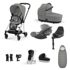 Cybex Mios with Cybex Cloud T i-size Travel System Bundle - Mirage Grey