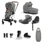 Cybex Mios with Cybex Cloud T i-size Travel System Bundle - Mirage Grey
