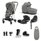 Cybex Mios with Cybex Cloud T i-size Travel System Bundle - Mirage Grey