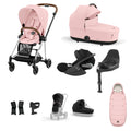 Cybex Mios with Cybex Cloud T i-size Travel System Bundle - Peach Pink