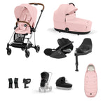Cybex Mios with Cybex Cloud T i-size Travel System Bundle - Peach Pink