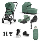 Cybex Mios with Cybex Cloud T i-size Travel System Bundle - Leaf Green