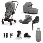Cybex Mios with Cybex Cloud T i-size Travel System Bundle - Mirage Grey
