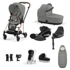 Cybex Mios with Cybex Cloud T i-size Travel System Bundle - Mirage Grey