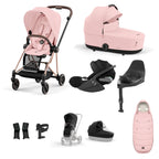 Cybex Mios with Cybex Cloud T i-size Travel System Bundle - Peach Pink