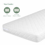 Tutti Bambini Natural Coir Fibre Cot Mattress (60 x 120 cm)