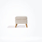 Tutti Bambini Oscar Luxe Rocking Chair & Footstool - Teddy Mushroom