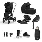 Cybex PRIAM with Cloud T i-Size Travel System Bundle –  Sepia Black